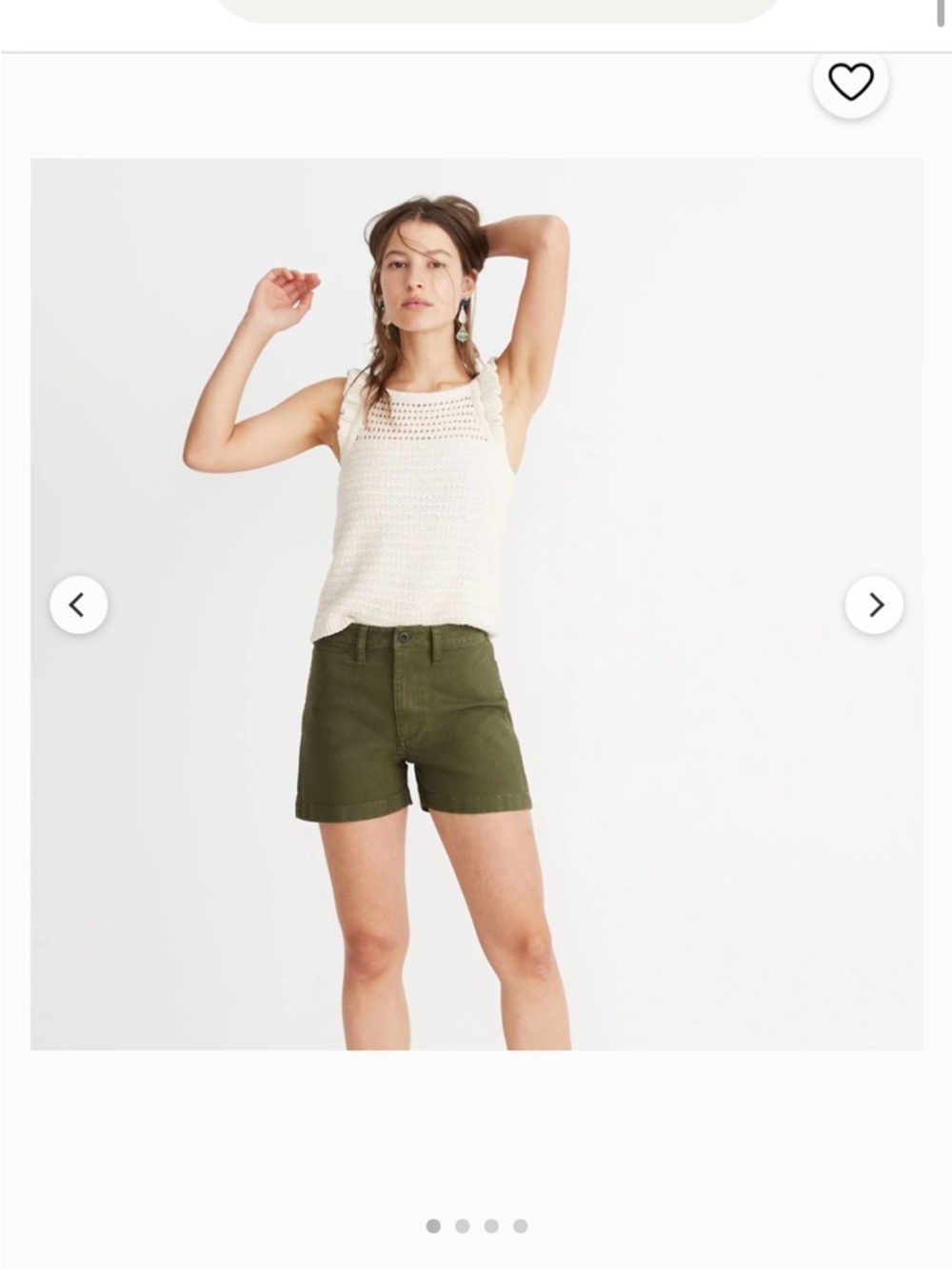 Madewell High-Rise Women's Cotton Shorts